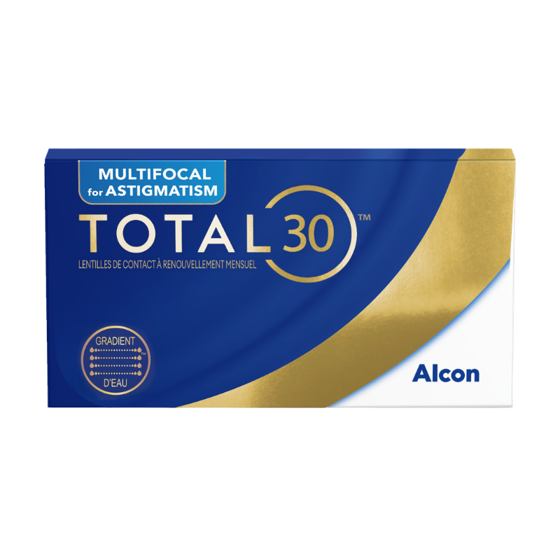 Lentilles de contact Total 30 Multifocal Toric 6L 