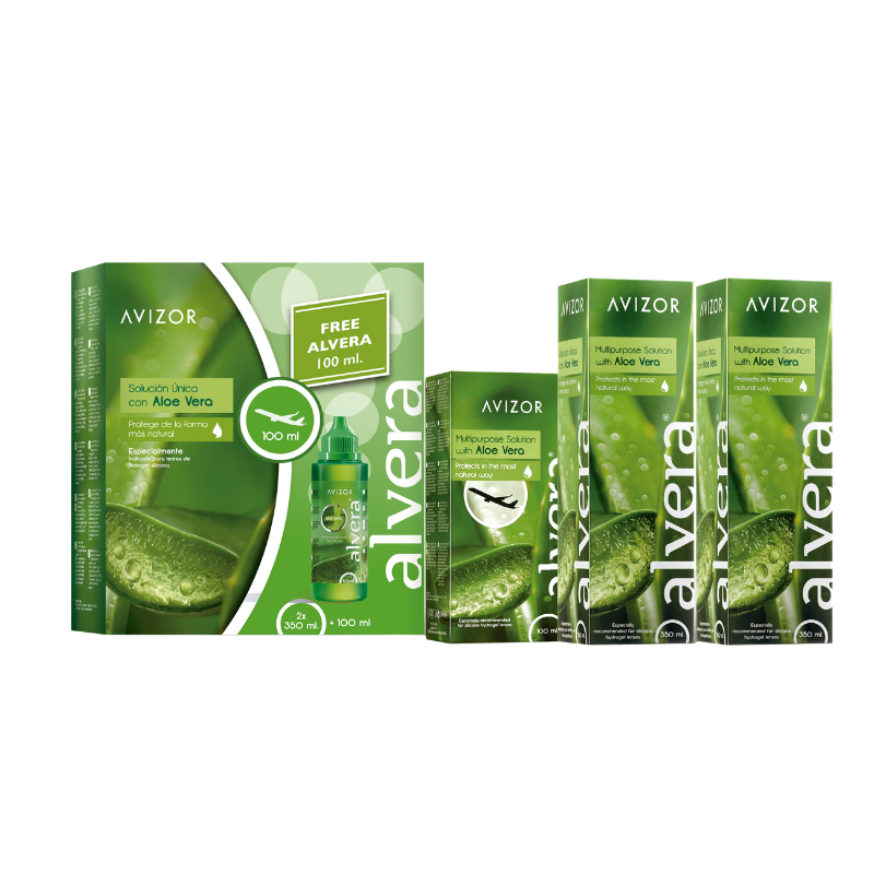 Solution d'entretien Alvera 2x350ml + 100ml 