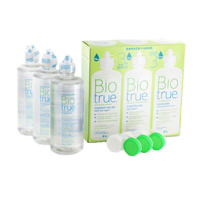Solution d'entretien Biotrue 3x300ml 