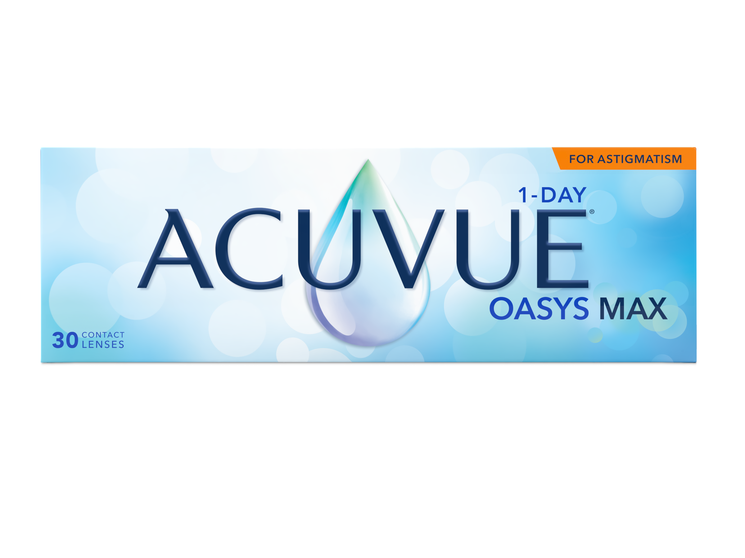Lentilles de contact Acuvue Oasys Max 1 Day for Astigmatism 30L 