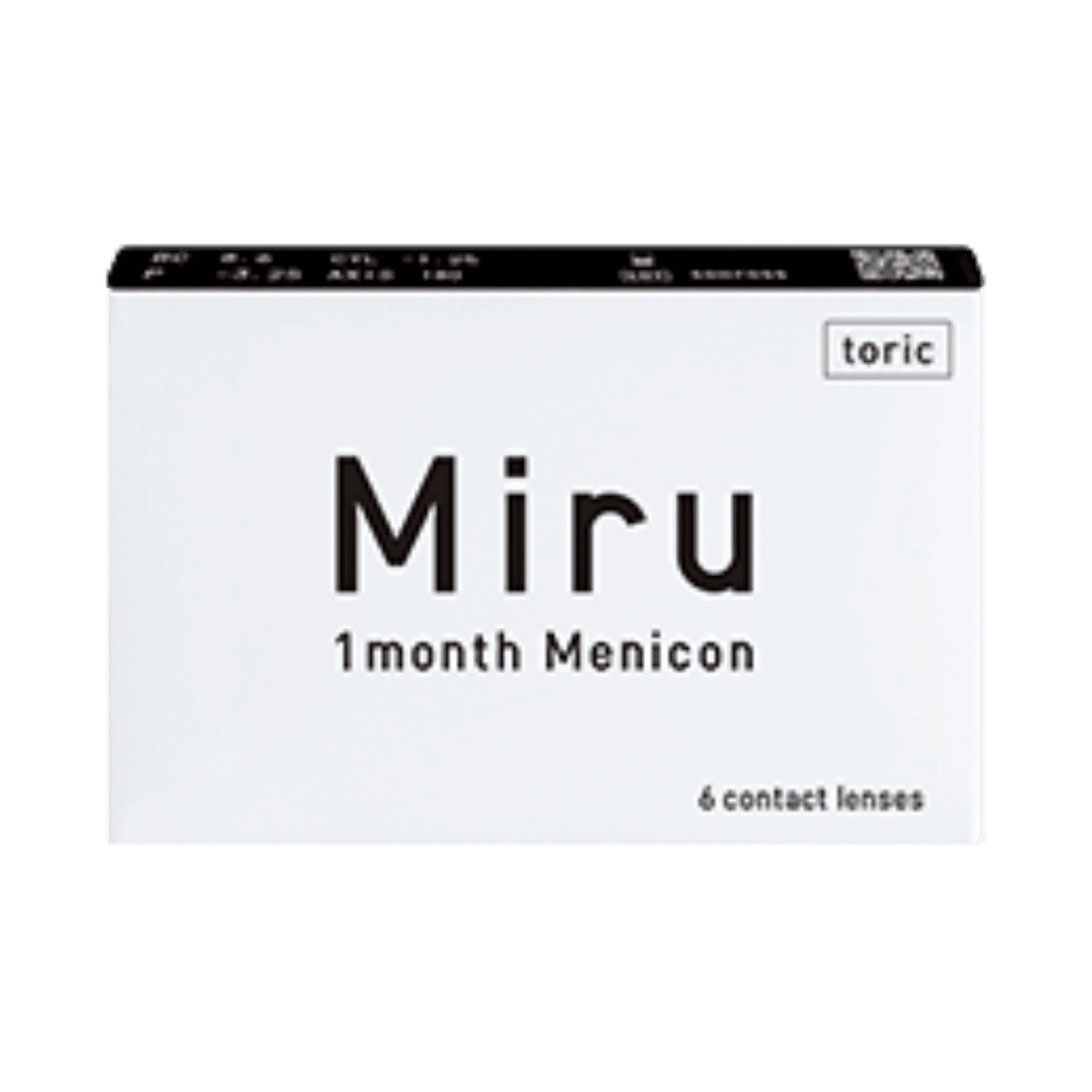 Lentilles de contact Miru 1 Month Toric 6L 